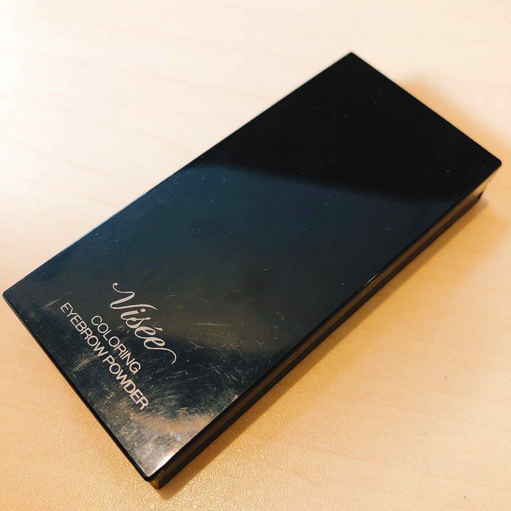 リシェ カラーリング アイブロウパウダー BR-3 オリーブブラウン/Visée/パウダーアイブロウを使ったクチコミ（1枚目）