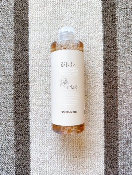 WellDerma 金銀花(スイカズラ)拭き取り化粧水のクチコミ「《WellDerma》ウェルダーマ
金銀花(スイカズラ)PHAバランシングトナー 500ml
.....」(1枚目)