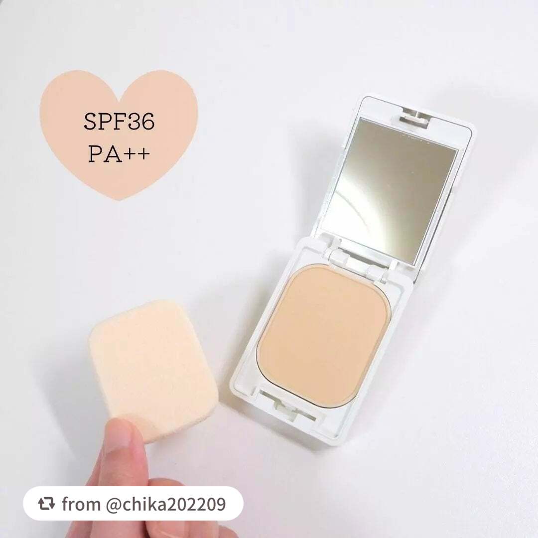 UV パウダー ファンデーション/ちふれ/パウダーファンデーションを使ったクチコミ(4枚目)