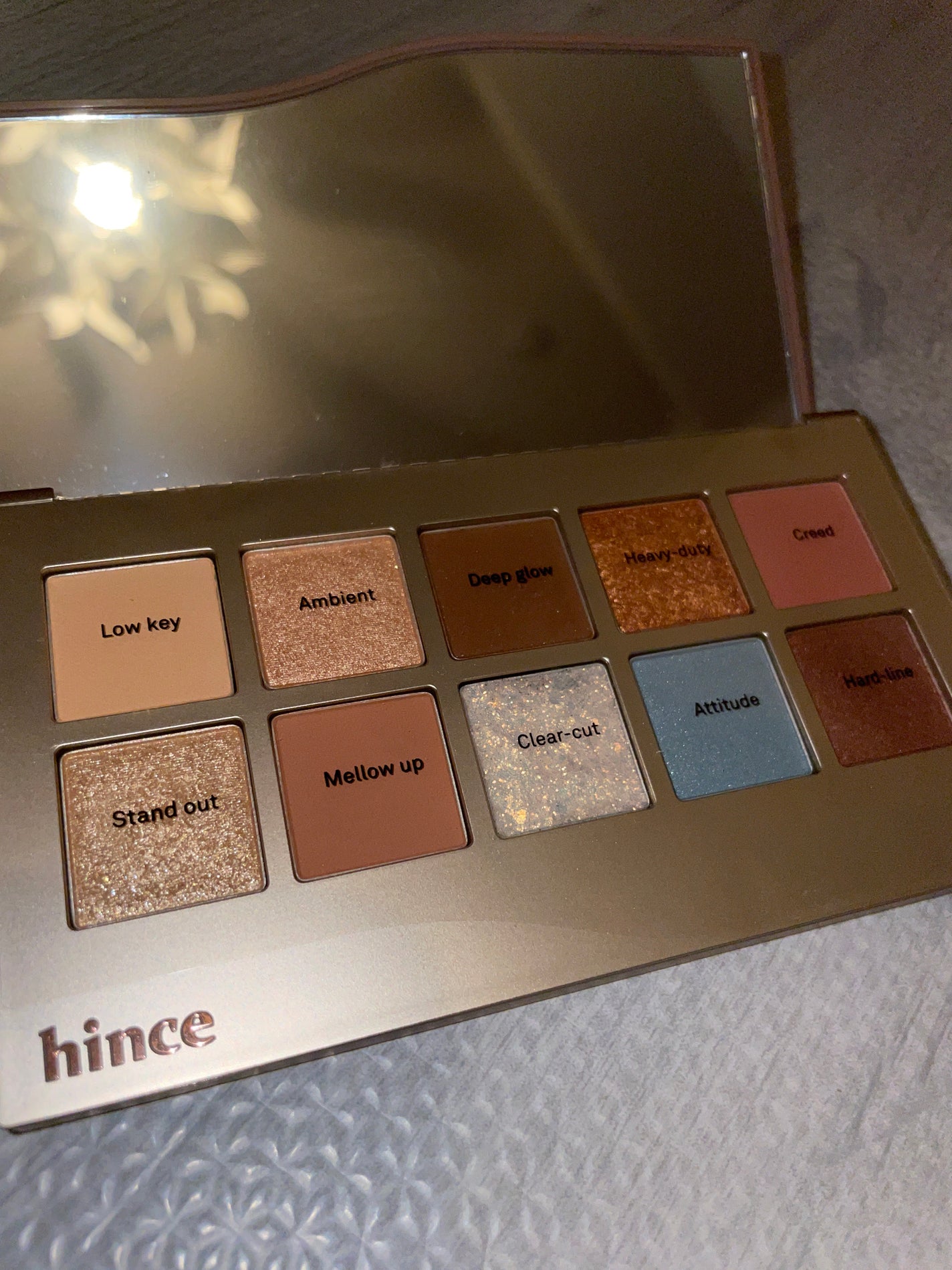 ニューデップスアイシャドウパレット/hince/アイシャドウパレットを使ったクチコミ(1枚目)