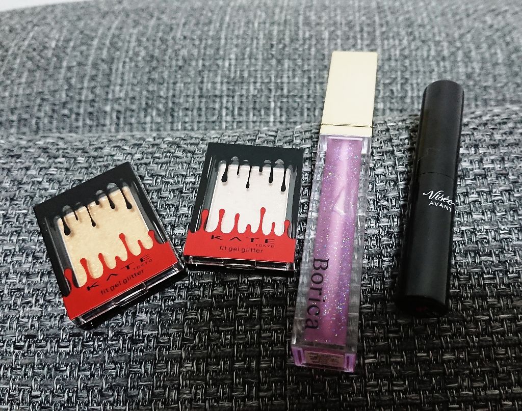 フィットジェルグリッター/KATE/ジェル・クリームアイシャドウを使ったクチコミ（1枚目）
