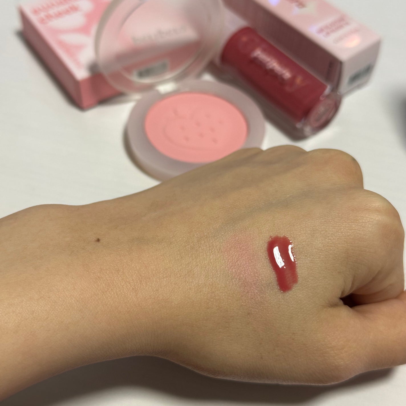 ピュア ブラッシュド サンシャイン チーク/PERIPERA/パウダーチークを使ったクチコミ(4枚目)