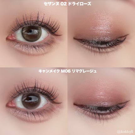 シルキースフレアイズ(マットタイプ)/キャンメイク/アイシャドウパレットを使ったクチコミ(5枚目)