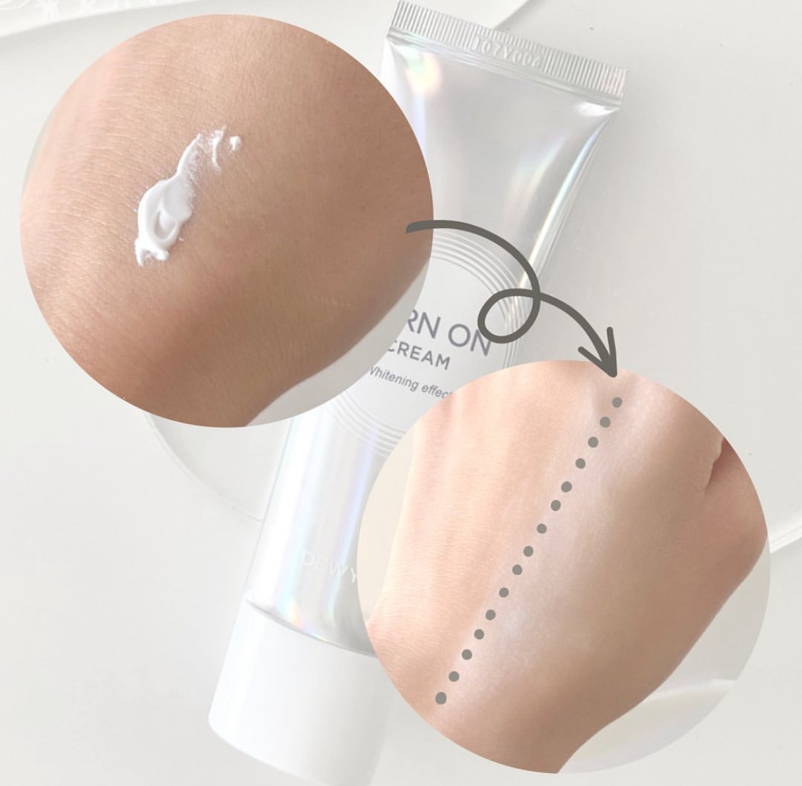 デュイセル ターンオンクリーム/DEWYCEL/フェイスクリームを使ったクチコミ（2枚目）