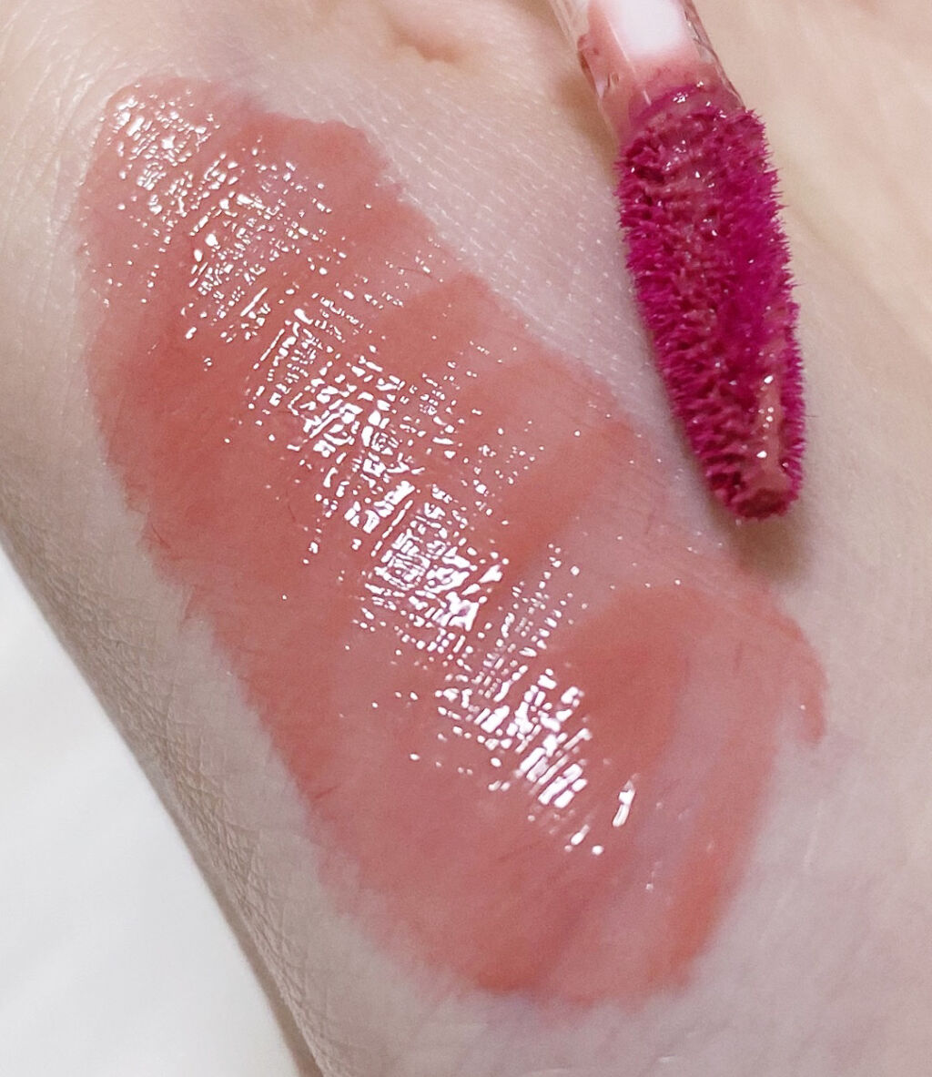 グリスニングウォータリングティント G04 アーモンドニップス/FlowerKnows/リップティントを使ったクチコミ（1枚目）