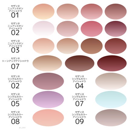 トーンアップアイシャドウ/CEZANNE/アイシャドウパレットを使ったクチコミ(9枚目)