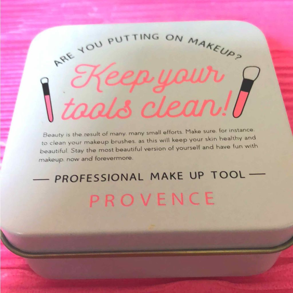 メイクブラシDRYクリーナー/PROVENCE/その他化粧小物を使ったクチコミ（1枚目）