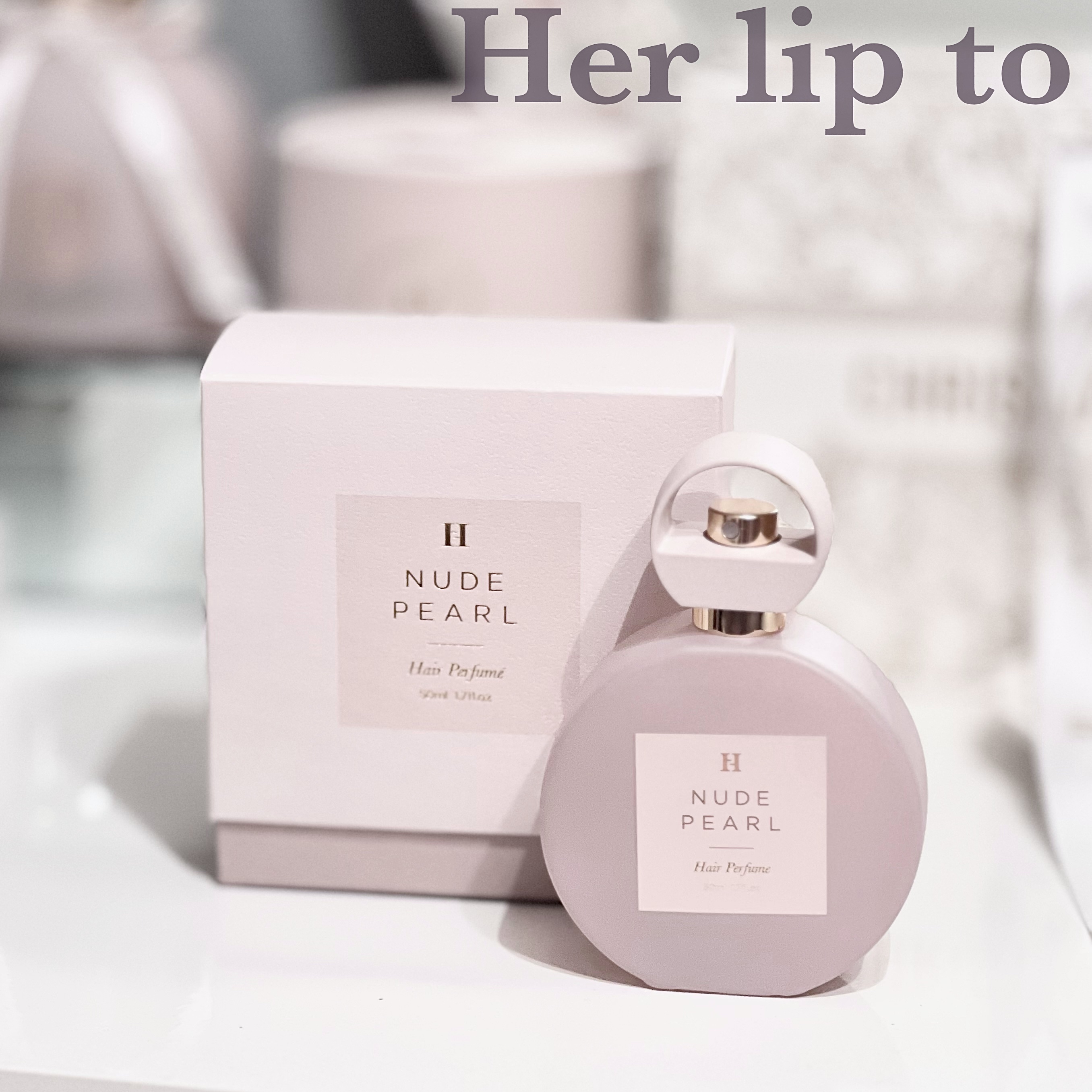 ヘアパフューム ヌードパール/Her lip to BEAUTY/ヘアミストを使ったクチコミ（1枚目）