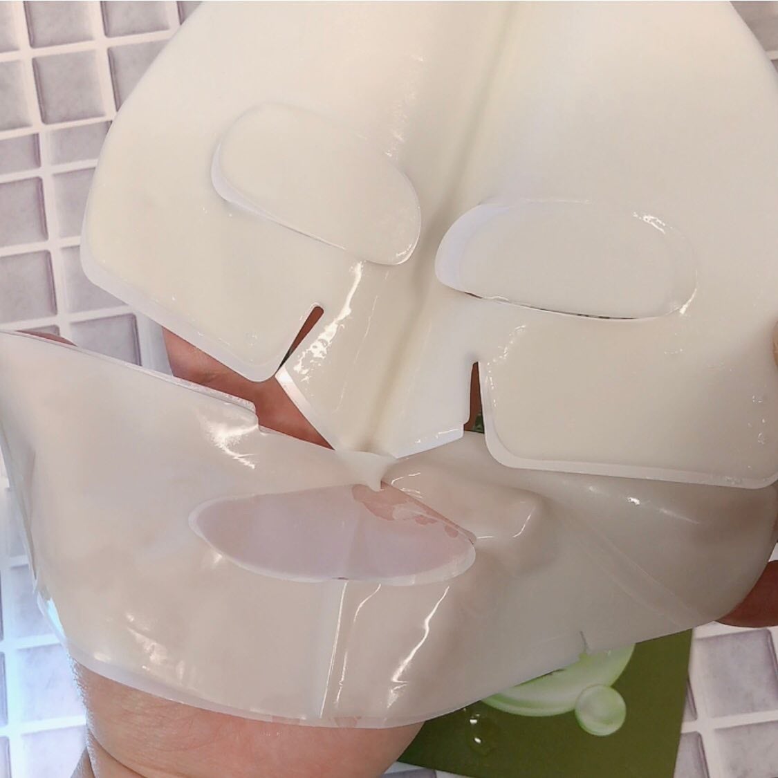 レッドネスリリーバーティーツリーカーミングゲルマスク/onoma/シートマスク・パックを使ったクチコミ(4枚目)