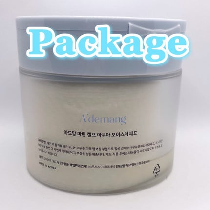 マリンケルプアクアモイスチャートナーパッド60枚/A'demang/トナーパッドを使ったクチコミ(3枚目)