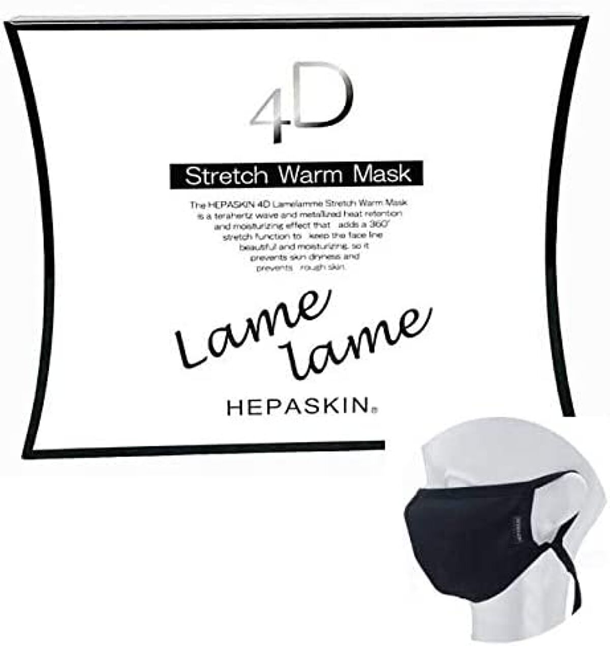 ラメラメ ストレッチ ウォームマスク / HEPASKIN
