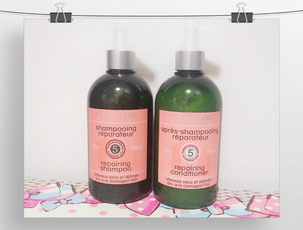 ファイブハーブスリペアリングシャンプー/コンディショナー/L'OCCITANE/シャンプー・コンディショナーを使ったクチコミ(1枚目)