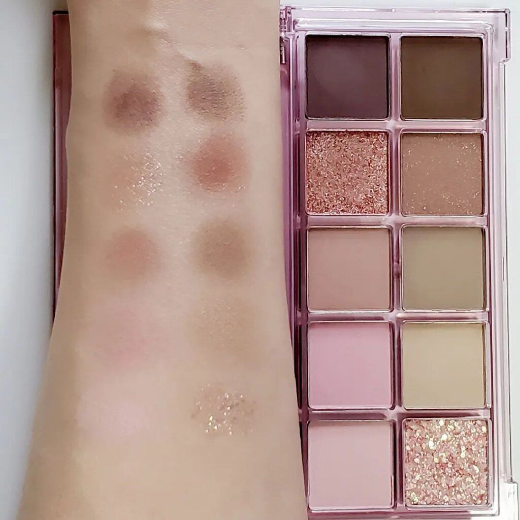 シーズナルブレンディングアイシャドウパレット/Peach C/アイシャドウパレットを使ったクチコミ（2枚目）