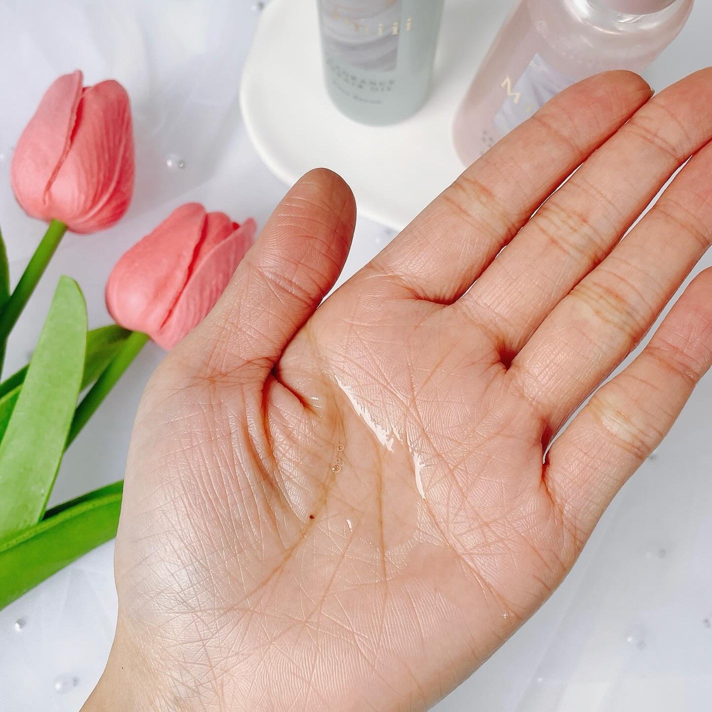 Mimiii フレグランスリペアオイル スウィートフローラル/Cue's/ヘアオイルを使ったクチコミ(3枚目)