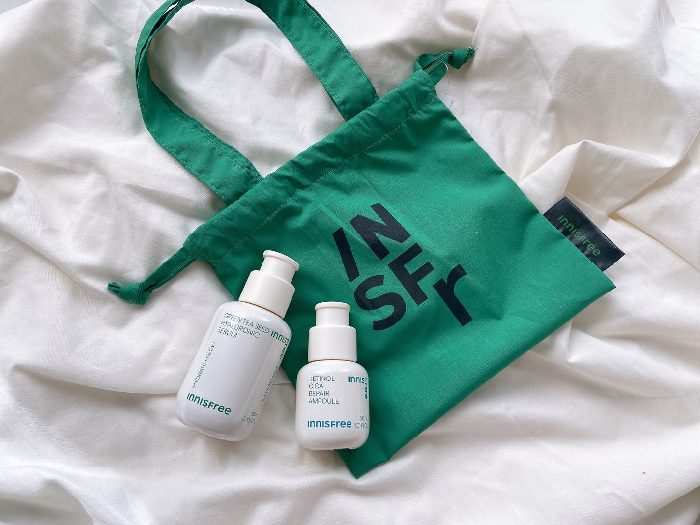 グリーンティーシード セラム N/innisfree/美容液を使ったクチコミ(4枚目)