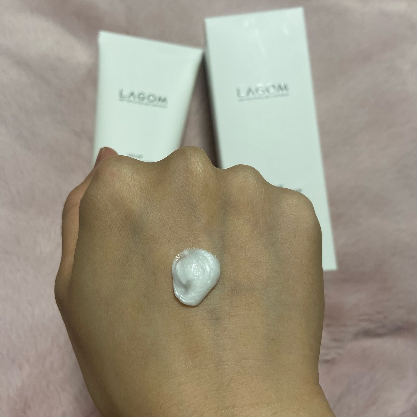 マイクロフォーム クレンザー(夜用洗顔)/LAGOM /クレンジングクリームを使ったクチコミ(3枚目)