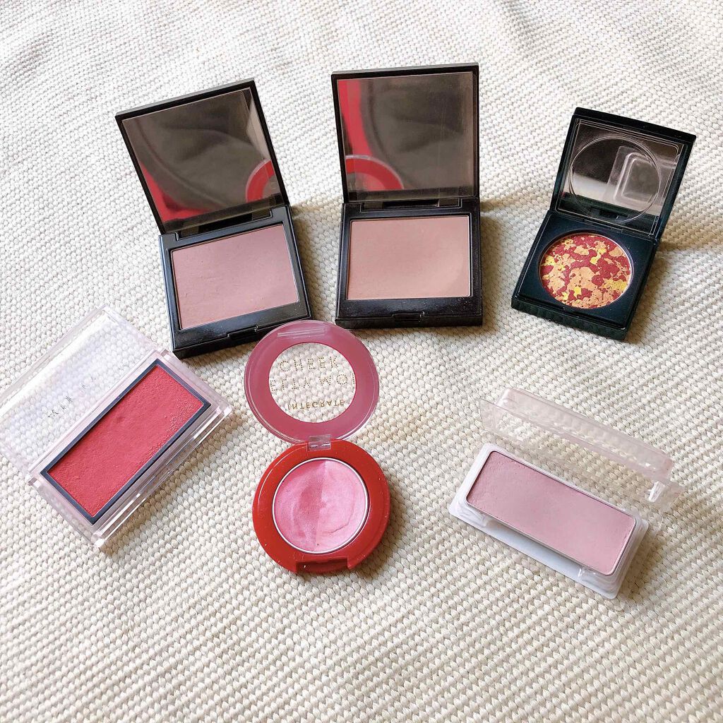 グローオン (レフィル) M ソフト ピンク 336/shu uemura/パウダーチークを使ったクチコミ（1枚目）