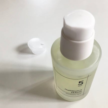 5番 朝晩ビタミン75%セラム/numbuzin/美容液を使ったクチコミ(4枚目)