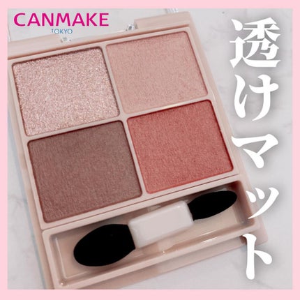 シルキースフレアイズ(マットタイプ)/キャンメイク/アイシャドウパレットを使ったクチコミ(1枚目)