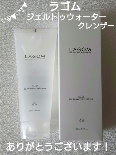 ラゴム ジェルトゥウォーター クレンザー(朝用洗顔)/LAGOM /洗顔フォームを使ったクチコミ（1枚目）