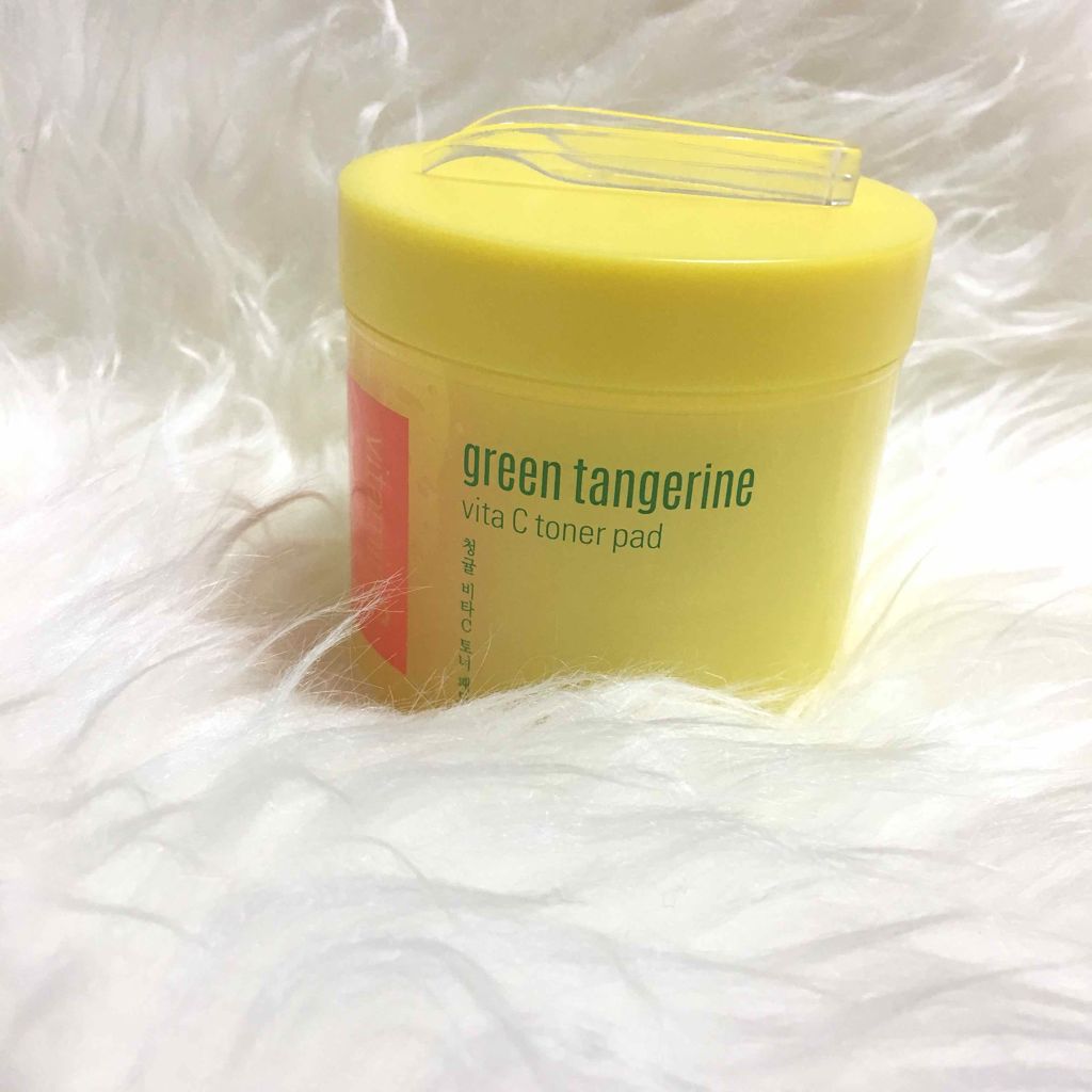 グリーンタンジェリン ビタCダークスポットケアパッド/goodal/トナーパッドを使ったクチコミ（1枚目）