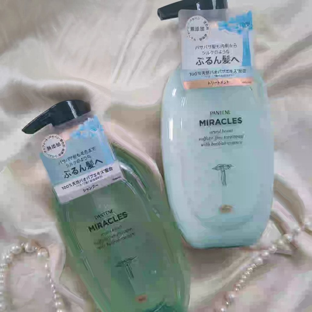ミラクルズ うるおいブースト シャンプー/トリートメント/パンテーン/市販シャンプーを使ったクチコミ(4枚目)