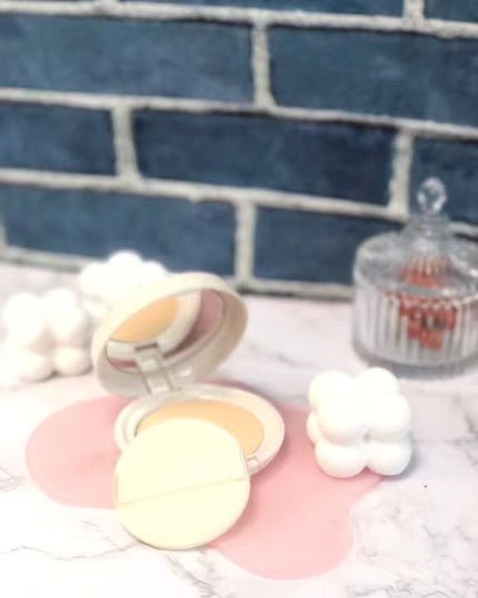 エッセンスパウダー ミディアムベージュ/セラフォア/プレストパウダーを使ったクチコミ(2枚目)