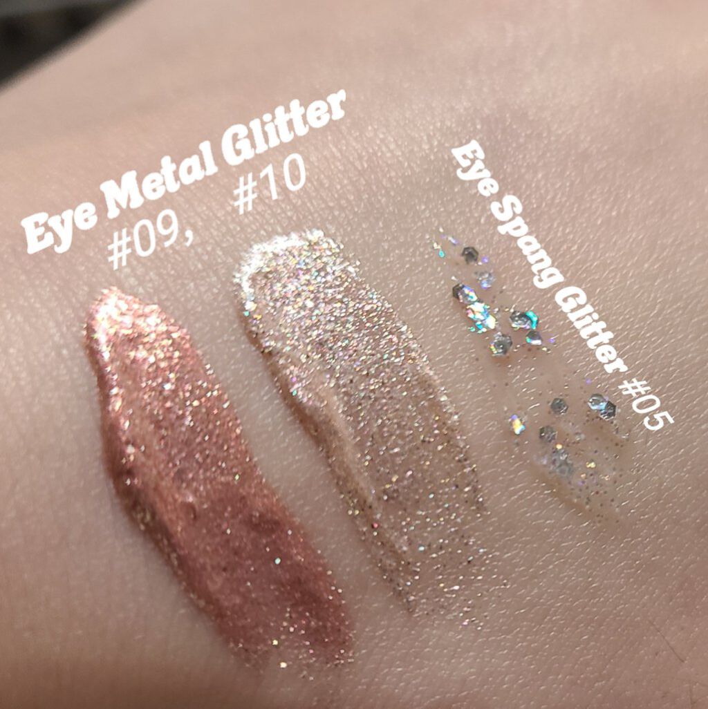 アイメタルグリッター/HOLIKA HOLIKA/グリッターを使ったクチコミ（2枚目）