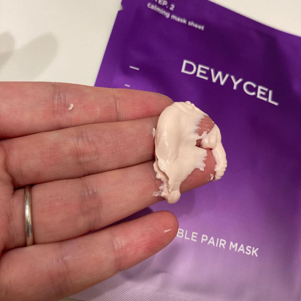 トラブルペアーマスク/DEWYCEL/シートマスク・パックを使ったクチコミ（3枚目）