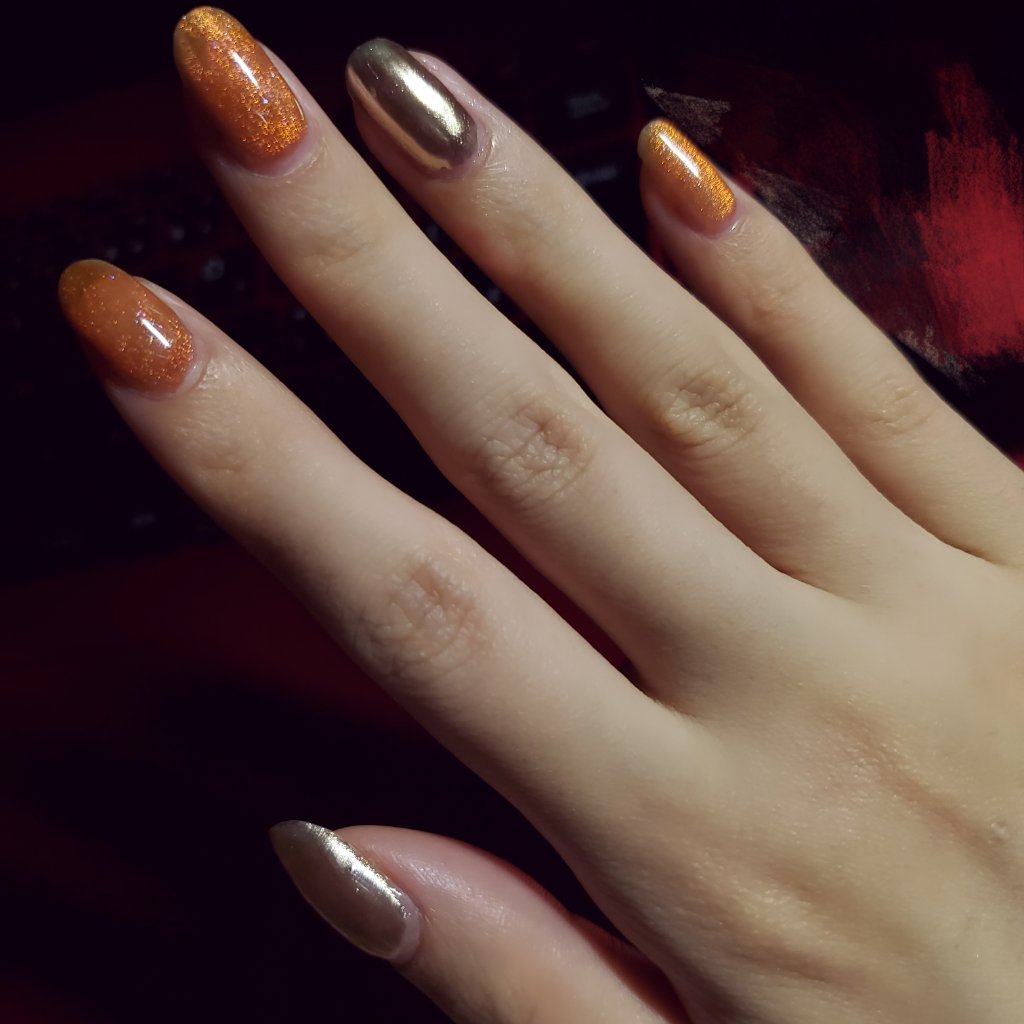 マジックパウダーペン タイプC【TR05】/NAILTOWN/ネイル用品を使ったクチコミ（3枚目）