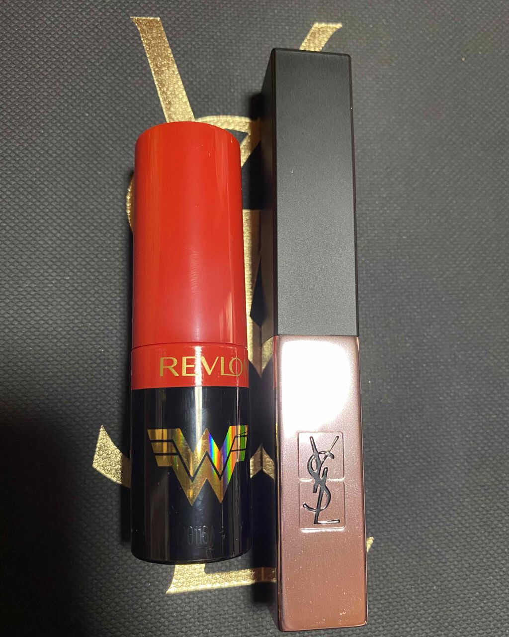 ルージュ ピュールクチュール ザ スリム グロウマット No.209 ファーティヴ キャラメル/YVES SAINT LAURENT BEAUTE/口紅を使ったクチコミ（1枚目）