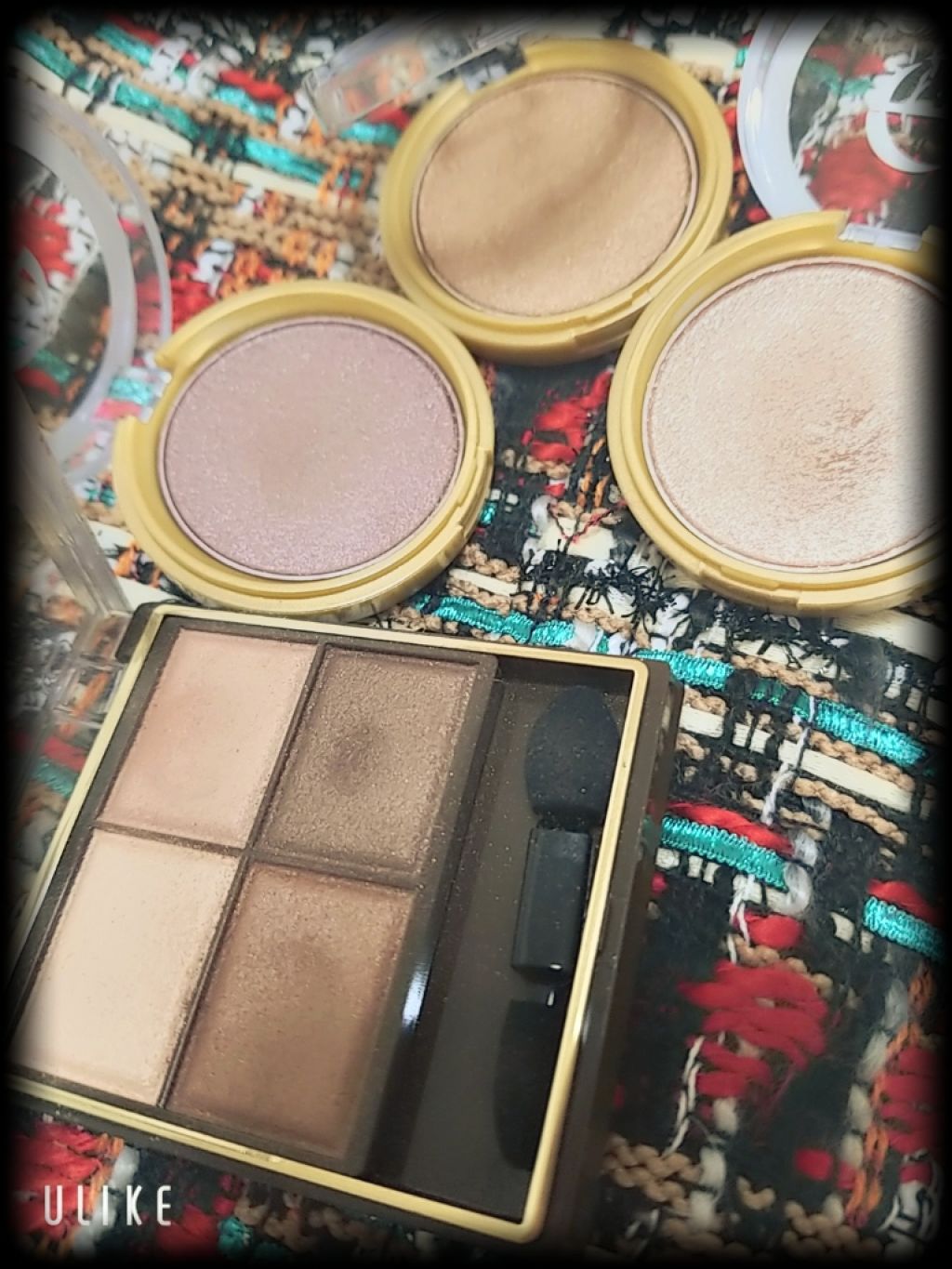 シャイニーシャドウ N/excel/単色アイシャドウを使ったクチコミ（2枚目）