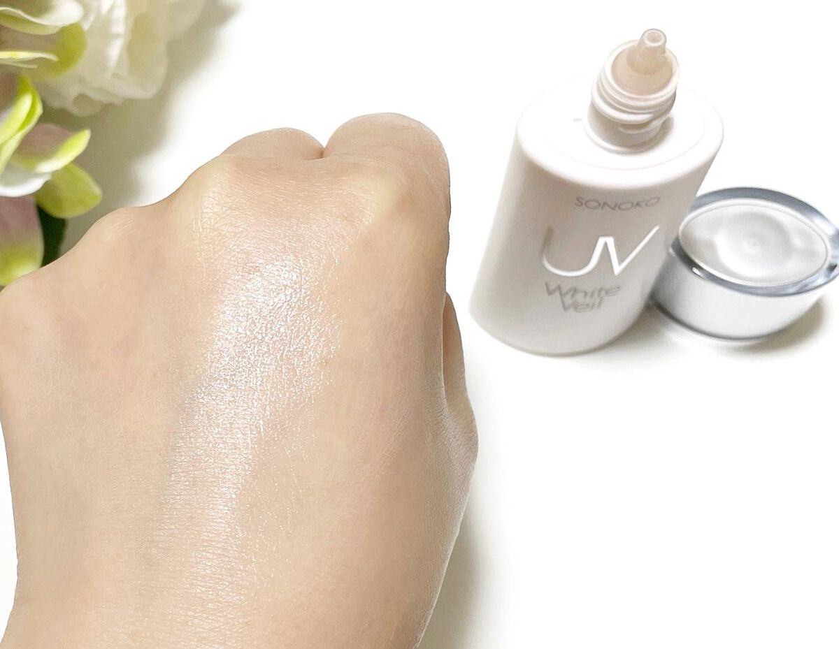 UVホワイトヴェール/SONOKO/化粧下地を使ったクチコミ（3枚目）