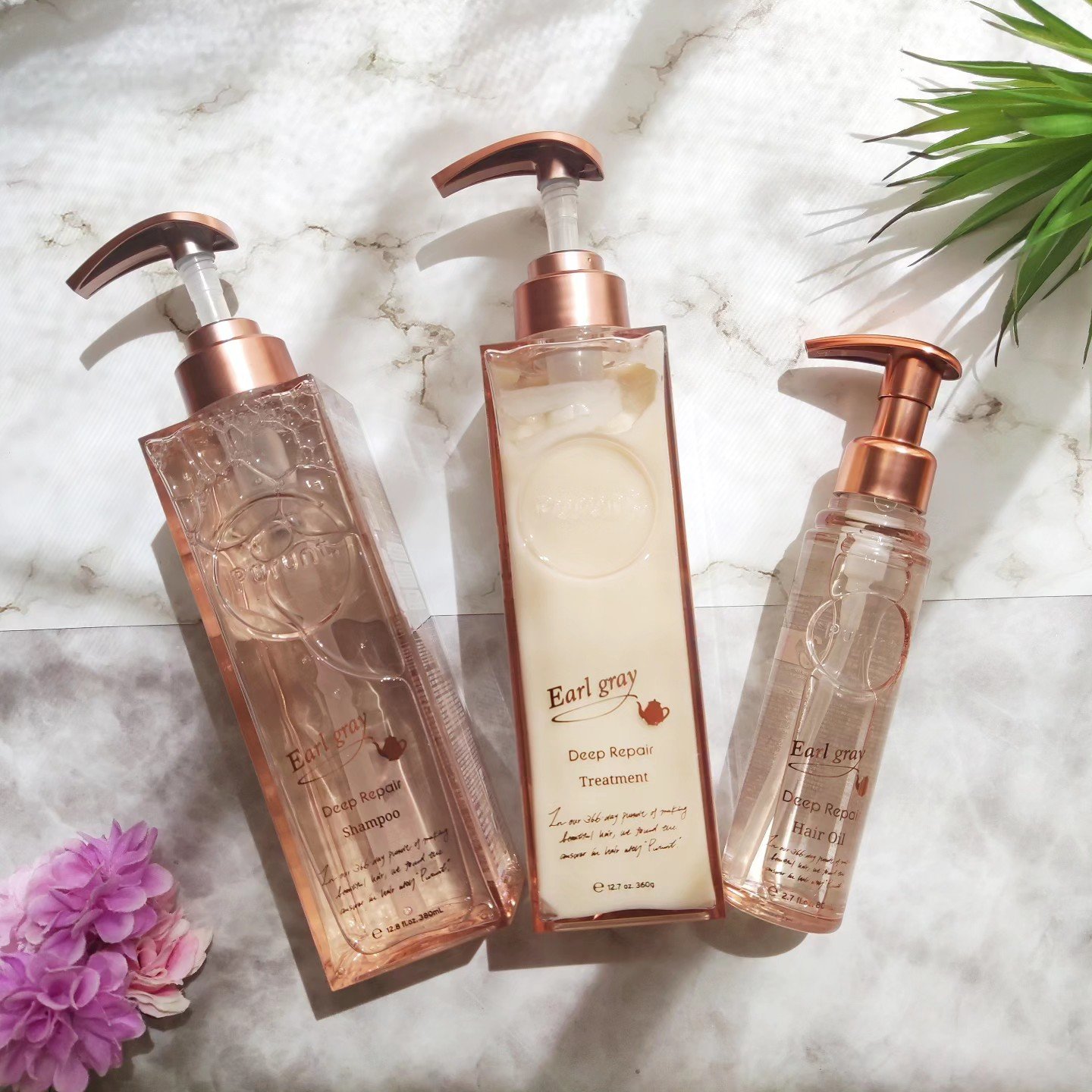 プルント ディープリペア美容液ヘアオイル アールグレイ N/Purunt./ヘアオイルを使ったクチコミ（2枚目）