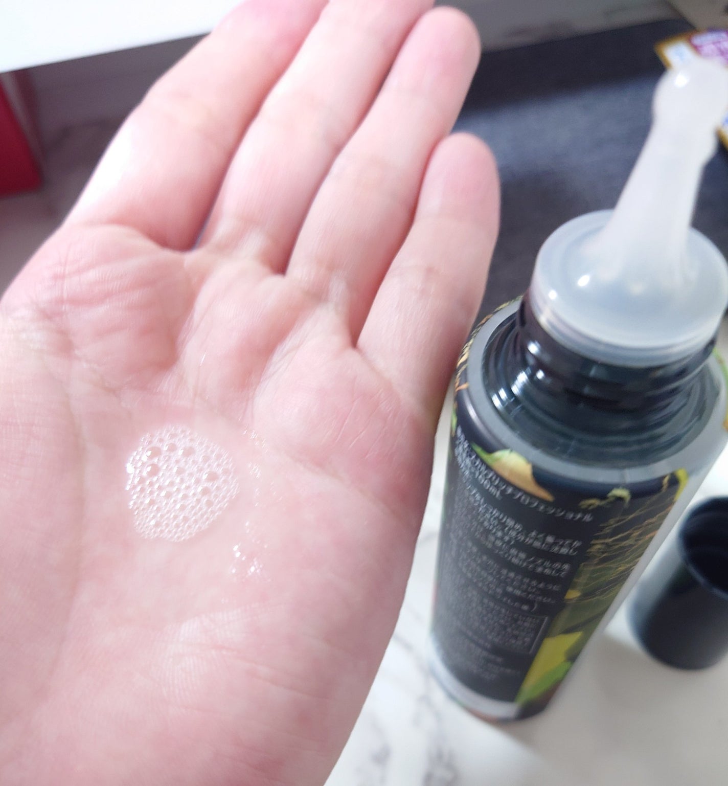 スカルプリッチ プロフェッショナル/日清食品/頭皮ローションを使ったクチコミ(3枚目)