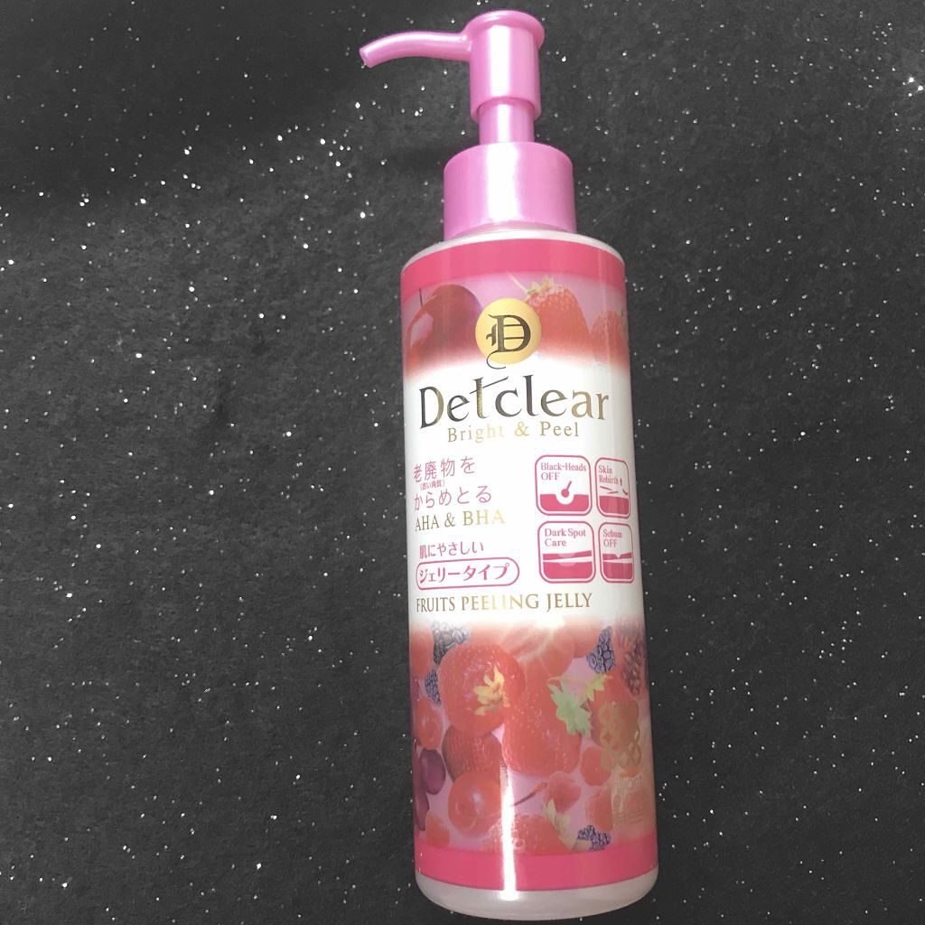 DETクリア ブライト＆ピール ピーリングジェリー <ミックスベリーの香り>/Detclear/ピーリングを使ったクチコミ（1枚目）