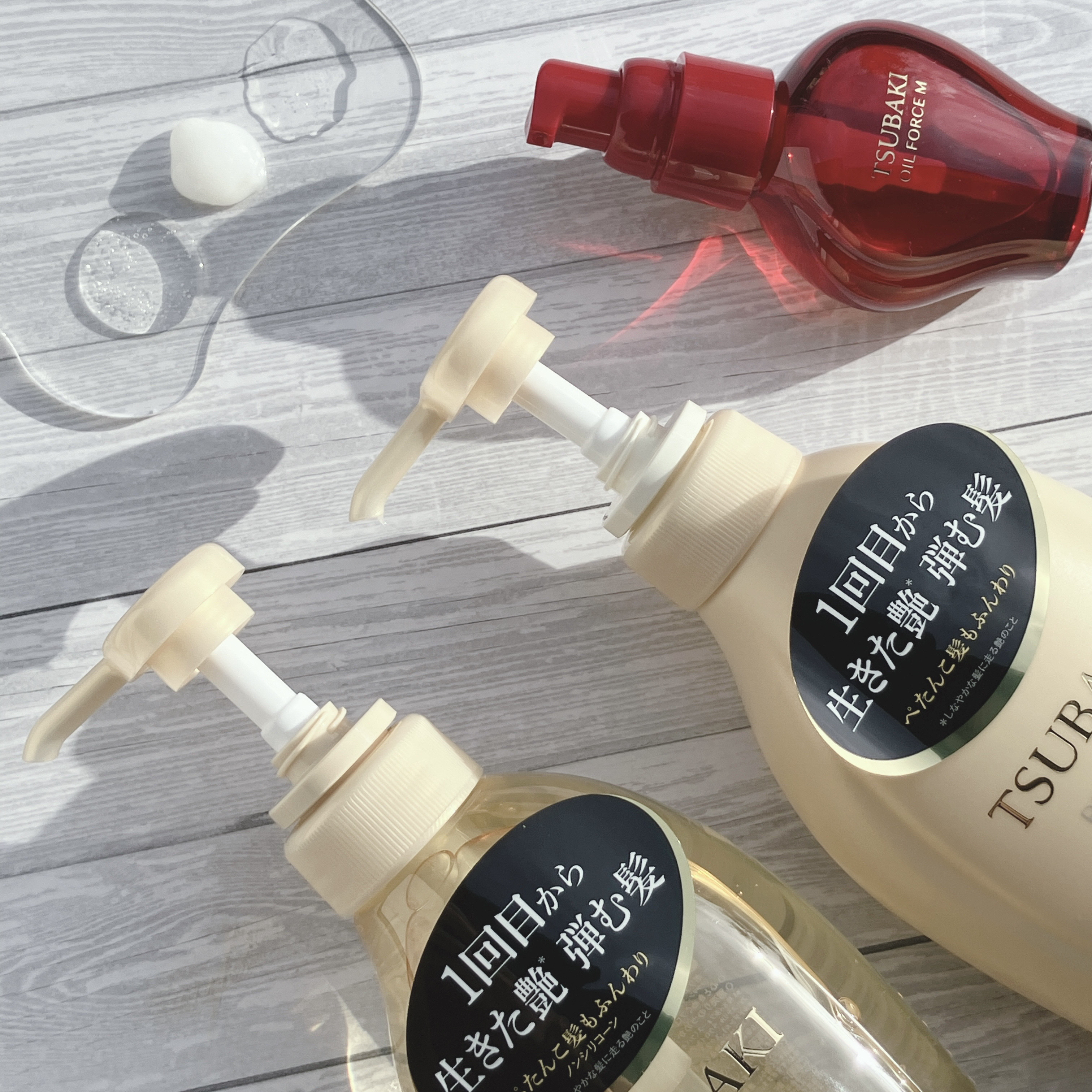 TSUBAKI プレミアム ボリューム＆リペア シャンプー/コンディショナー シャンプー（450mL）/TSUBAKI/市販シャンプーを使ったクチコミ（2枚目）