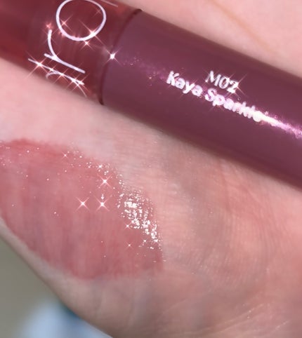 グラスティングカラーグロス/rom&nd/リップグロスを使ったクチコミ(4枚目)