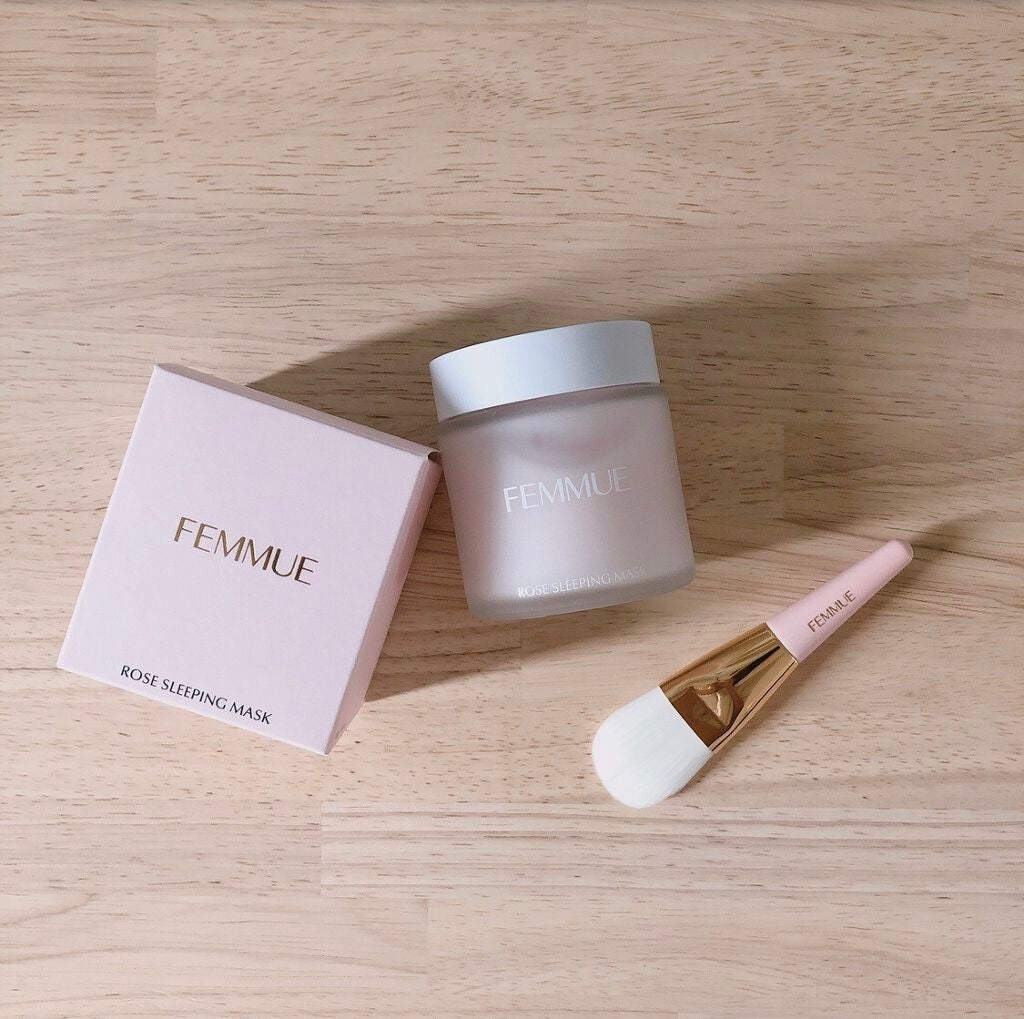 ローズウォーター スリーピングマスク/FEMMUE/フェイスクリームを使ったクチコミ(1枚目)
