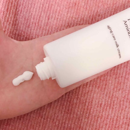 アミノモイスト エイジングケア ミルククリーム/ミノン/フェイスクリームを使ったクチコミ(2枚目)