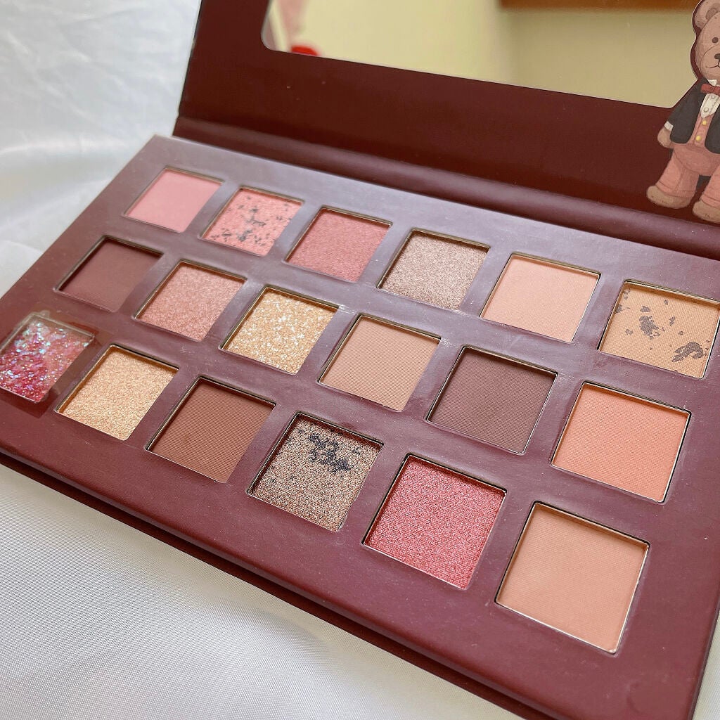 ごんす@YouTube始めました on LIPS 「《クマさんアイパレット》Qoo10あるある商品名が分からない😅..」(6枚目)