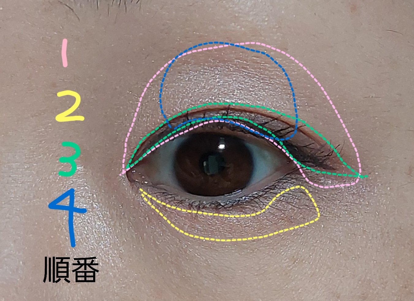 【旧】ディオールショウ サンク クルール （スプリング コレクション 2024 限定品）/Dior/アイシャドウを使ったクチコミ（3枚目）