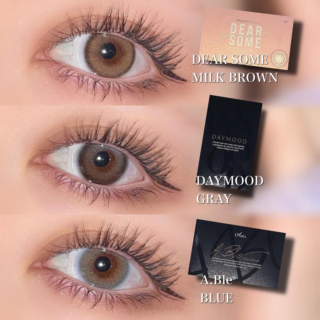 ディアサム(DearSome)/OLOLA/カラーコンタクトレンズを使ったクチコミ（2枚目）