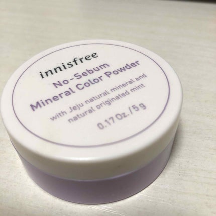 ノーセバム ミネラルカラーパウダー /innisfree/ルースパウダーを使ったクチコミ(1枚目)