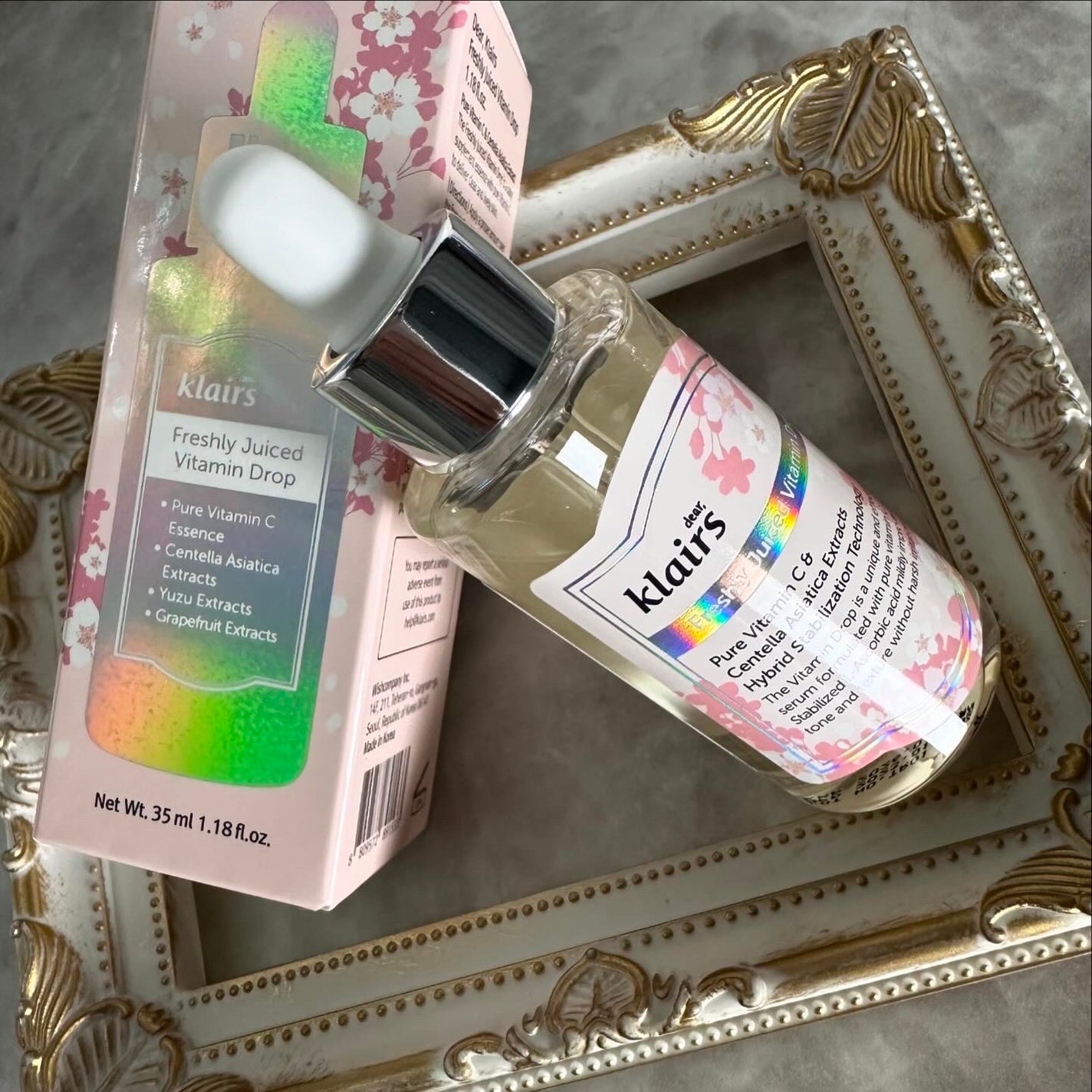 フレッシュリージュースドビタミンドロップ(35ml)/Klairs/美容液を使ったクチコミ(2枚目)