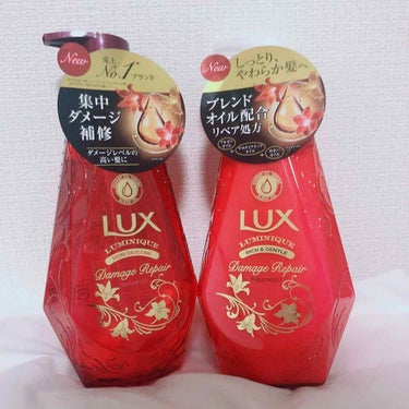 LAX ルミニーク ダメージリペアシャンプー

LIPSさんからいただきました！
当たると思ってなかったし
そもそも応募してたのを忘れてたので
届く2日前にシャンプーとトリートメントの
セットを買ったば