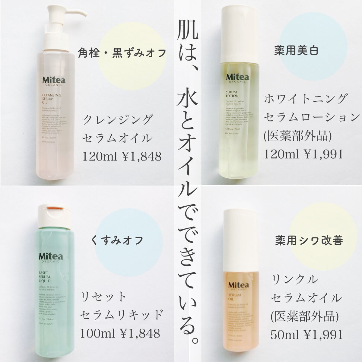 リンクルセラムオイル /ミティア オーガニック/フェイスオイルを使ったクチコミ（2枚目）