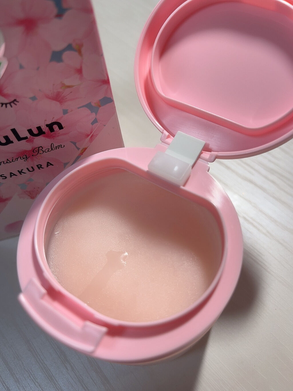 春限定 ルルルン クレンジングバーム桜（さくらの香り）/ルルルン/クレンジングバームを使ったクチコミ（2枚目）