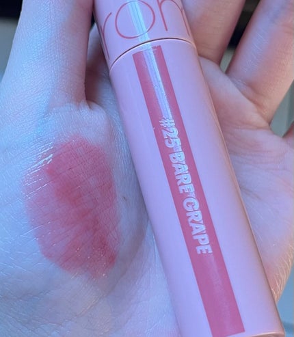 ジューシーラスティングティント/rom&nd/リップティントを使ったクチコミ(3枚目)