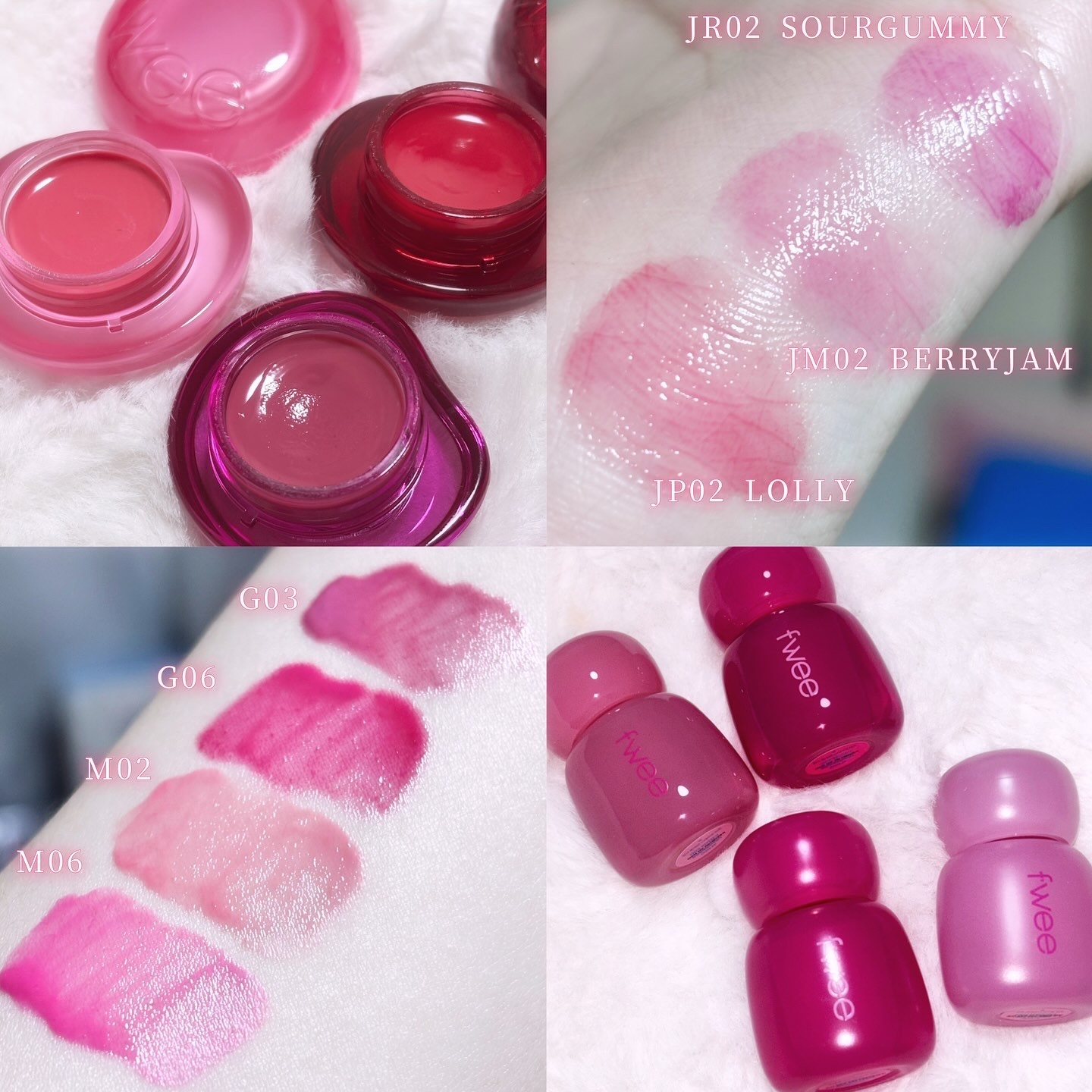 フィー ピンクオブセッションステイフィットティント/fwee/リップティントを使ったクチコミ（2枚目）